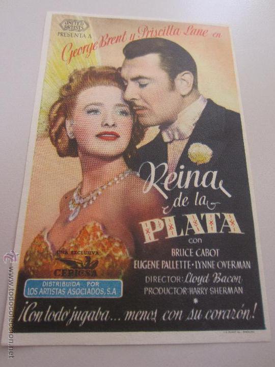 Cinema: REINA DE LA PLATA PROGRAMA SENCILLO