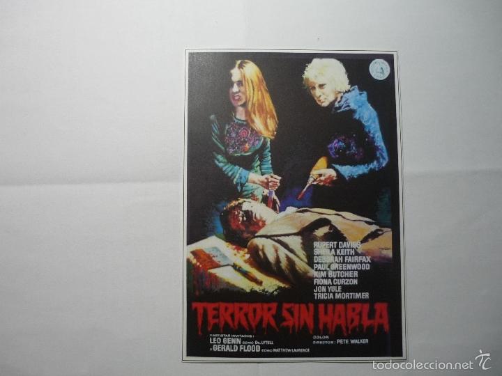 Cinema: REPRODUCC.PAPEL TERROR SIN HABLA-