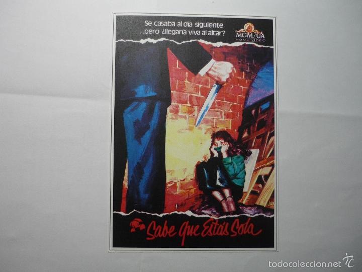 Cinema: REPRODUCC.CARTEL SABE QUE ESTAS SOLA -
