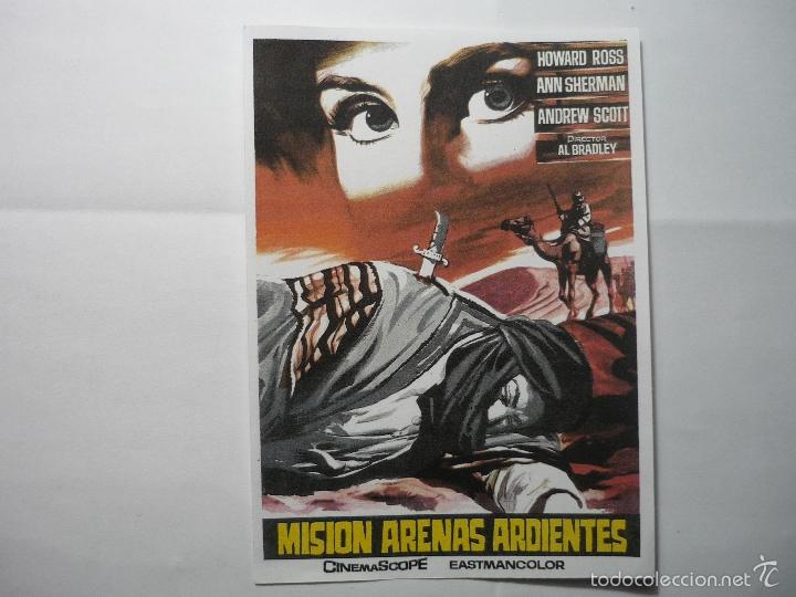 Cinema: REPRODUCC.PAPEL MISION ARENAS ARDIENTES - HOWARD ROSS