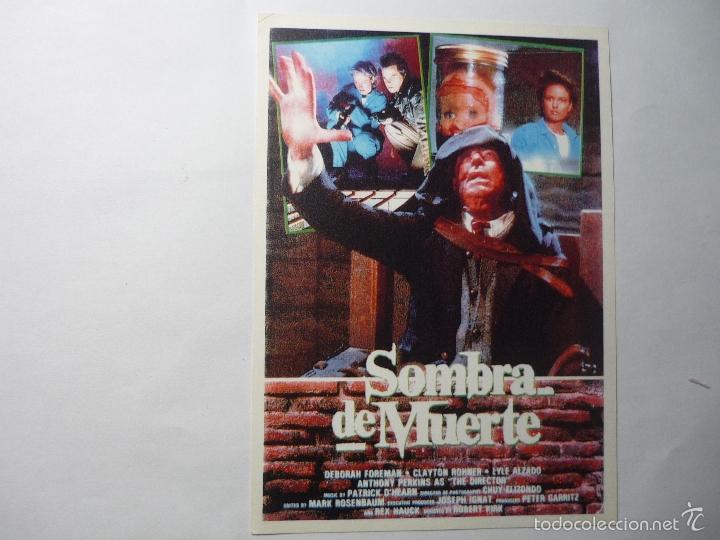 Cinema: reproduc.cartel sombra de muerte -anthony perkins