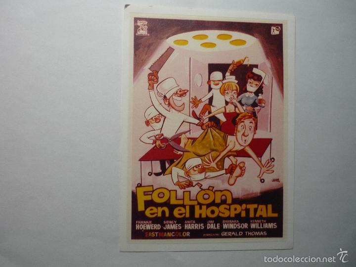 Cinema: reproducc.cartel follon en el hospital -