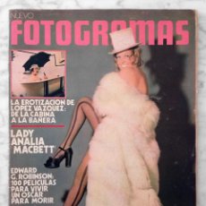 Cinema: FOTOGRAMAS - Nº 1269 - 1973 - ANALIA GADE, J.L. LOPEZ VAZQUEZ, NURIA ESPERT, ALFARO ANDREU, SERRAT. Lote 61693636