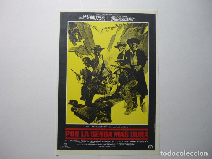 Cinema: reproducc.cartel por la senda mas dura .- lee van cleef