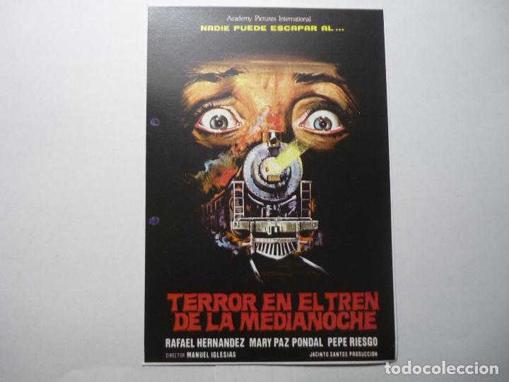 Cinema: reproducc.cartel terror en el tren de la medianoche - rafael hernandez