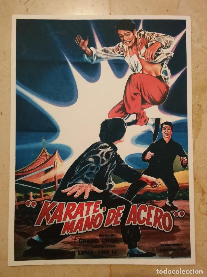 Cine: LAMINA TAMA&Ntilde;O FOLIO - KARATE MANO DE ACERO - KUNG FU - ARTES MARCIALES