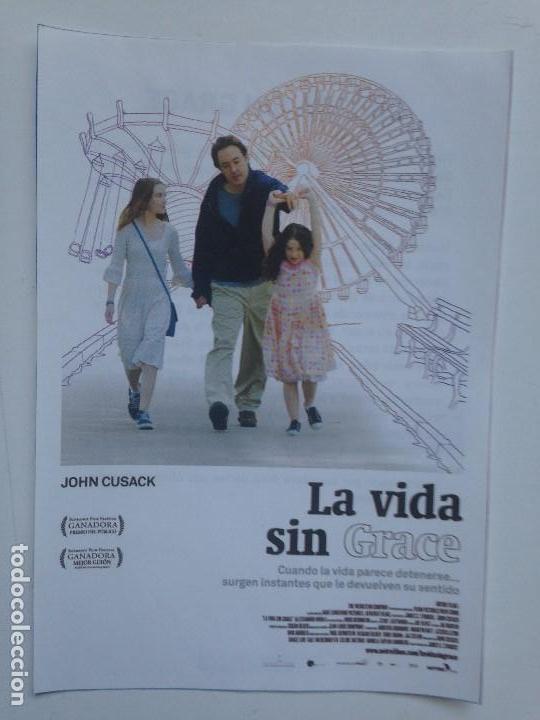Kino: Folleto de Mano. Pel&iacute;cula La vida sin Grace. John Cusack. Alessandro Nivola. Shelan O&acute;Keefe