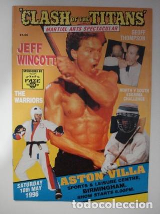 Cinema: MAM-025 JEFF WINCOTT CLASH OF THE TITANS KUNG FU REVISTA DE ARTES MARCIALES 1996 ASTON VILLA ESKRIMA