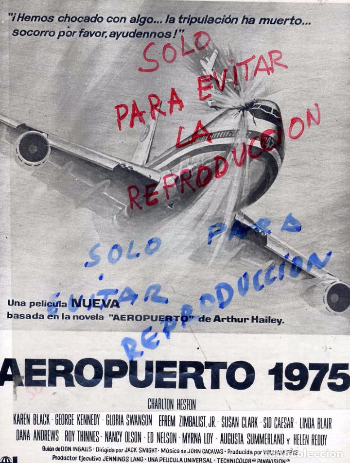 Kino: AEROPUERTO 75  PELICULA 1975 HOJA REVISTA