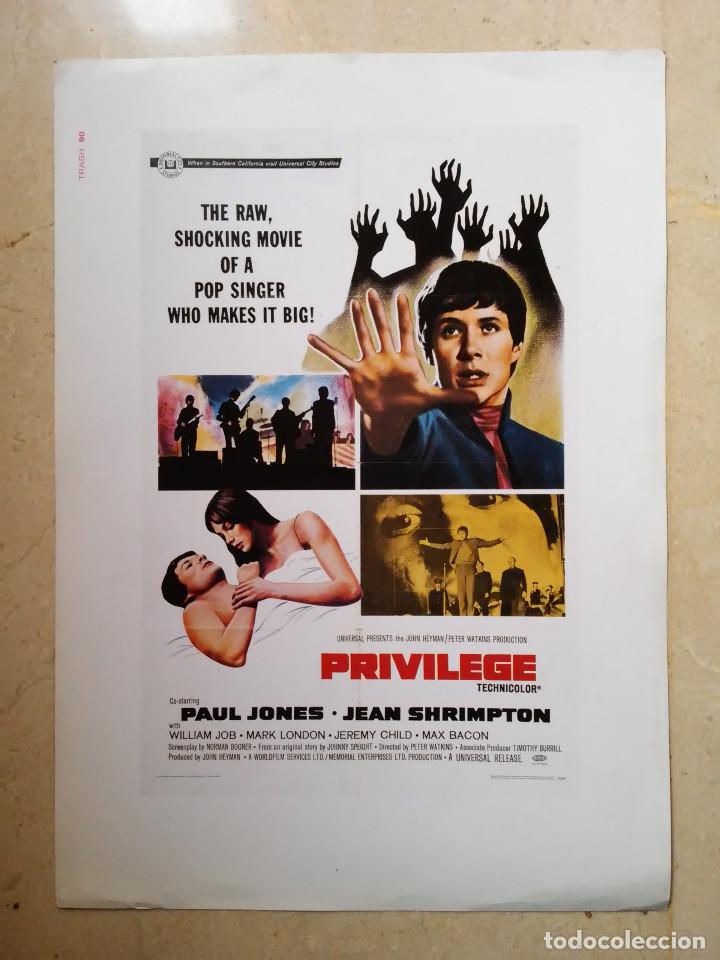 Kino: LAMINA -A4 - PRIVILEGIO - CIENCIA FICCION - DISTOPIA - PAUL JONES
