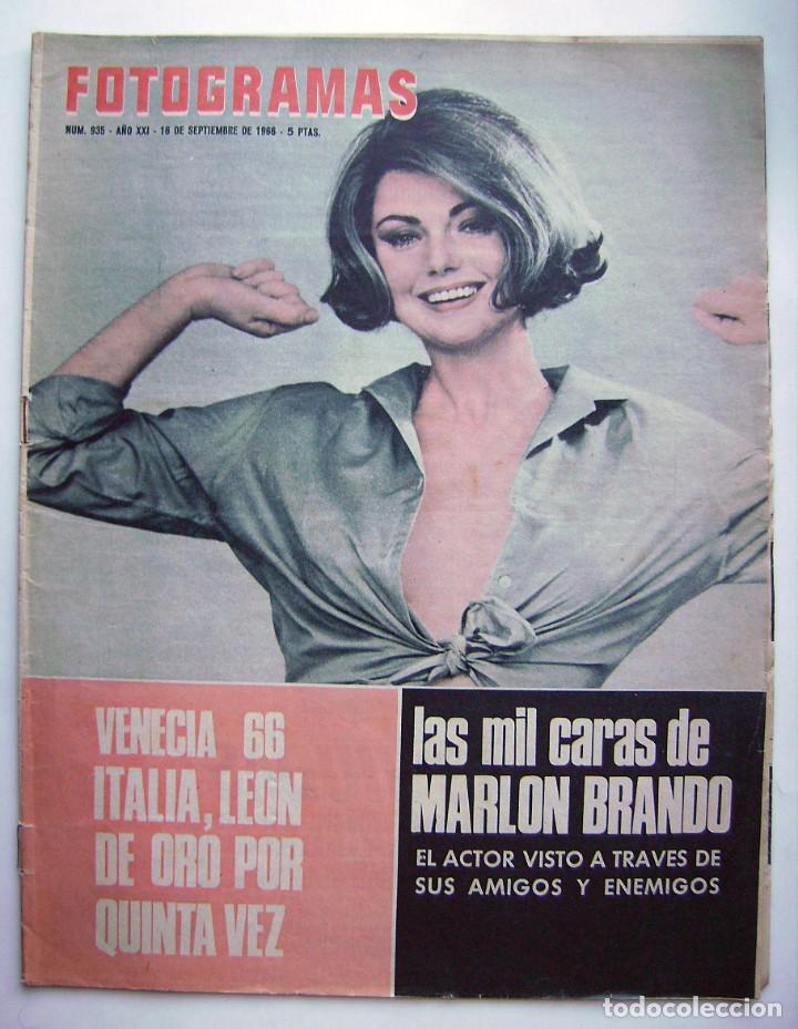 Cine: REVISTA FOTOGRAMAS, DE 1966. - Foto 1