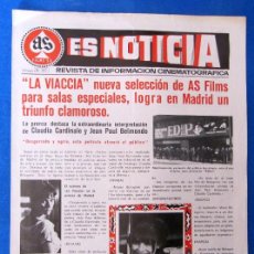 Cine: AS FIMS S.A. ES NOTICIA. REVISTA DE INFORMACIÓN CINEMATOGRÁFICA. 2ª ETAPA, Nº 102, MADRID, 1968.