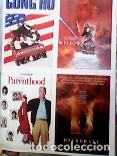 Kino: Gung ho + Willow + parenthood + backdraft - Folletos de mano con ficha repro proc. revista