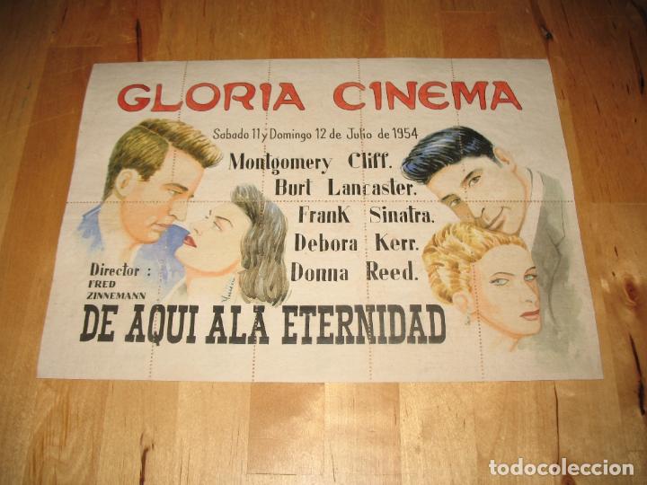 Kino: ENTRADAS CINE CARTEL DE AQUI A LA ETERNIDAD GLORIA CINEMA FRED ZINNEMANN