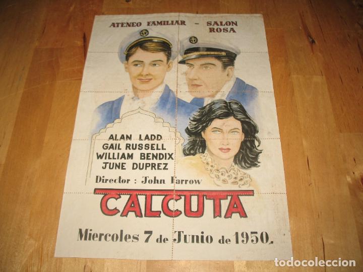 Kino: ENTRADAS CINE CARTEL CALCUTA ATENEO FAMILIAR SAL&Oacute;N ROSA JOHN FARROW