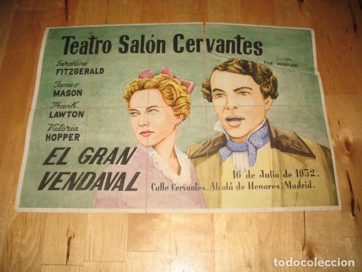Kino: ENTRADAS CINE CARTEL EL GRAN VENDAVAL TEATRO SAL&Oacute;N CERVANTES ALCAL&Aacute; DE HENARES CALLE CERVANTES