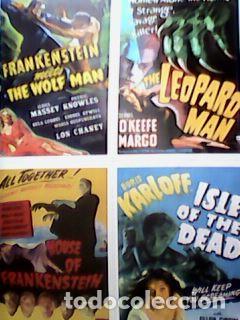 Cine: frankenstein y el hombre lobo+El Hombre leopardo+La zingara y los monstruos+la isla de los muertos