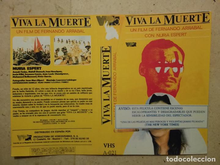 Cinema: CARATULA REPRODUCCION -A4- VIVA LA MUERTE - FERNANDO ARRABAL - DOCUMENTAL - MONDO