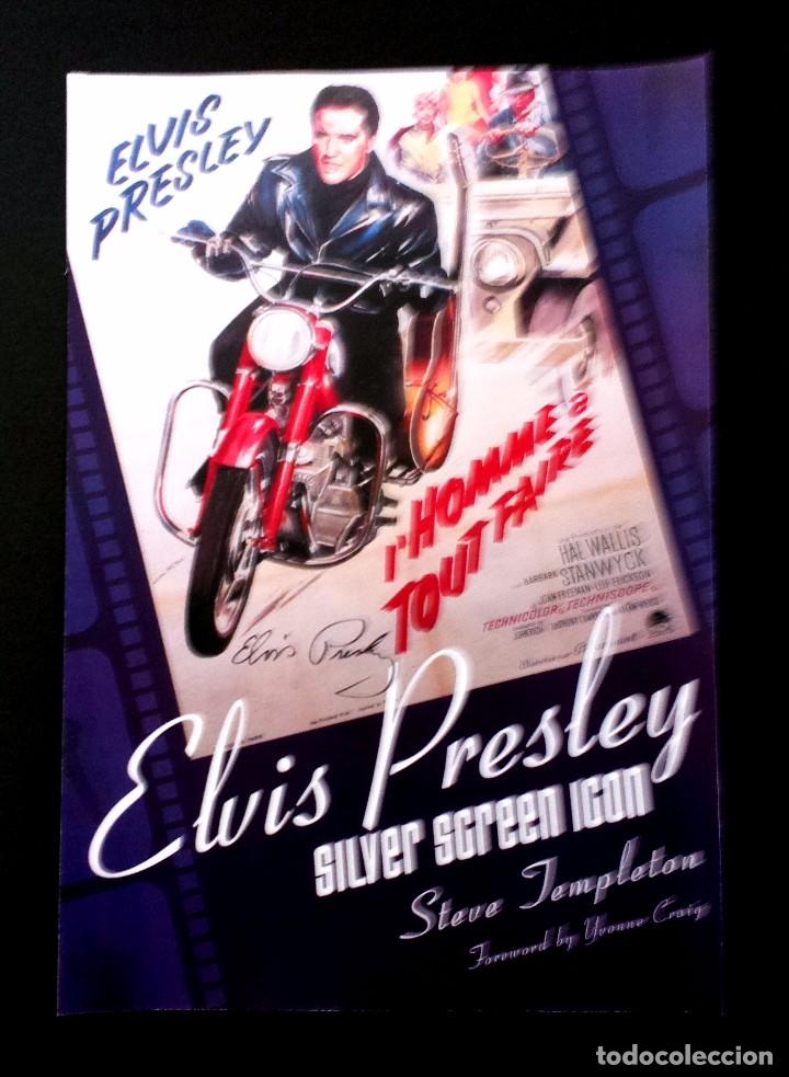 Cinema: ELVIS PRESLEY P&Oacute;STER 297x420mm VERSION FRANCESA HOMME A TOUT FIRE DE 1964 CON AUTOGRAFO, BONITA