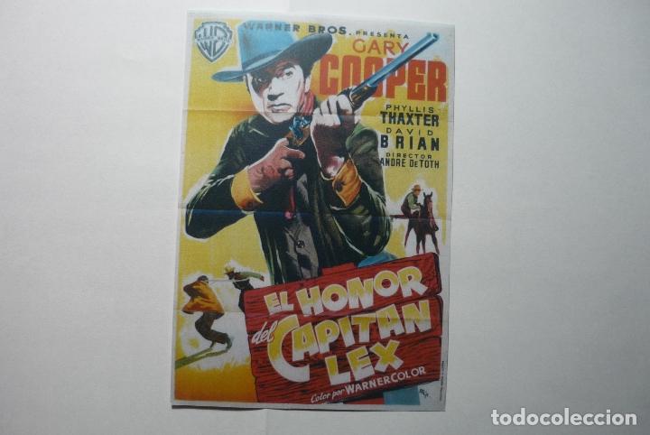 Cine: reproducc.cartel el honor del capitan lex- gary cooper