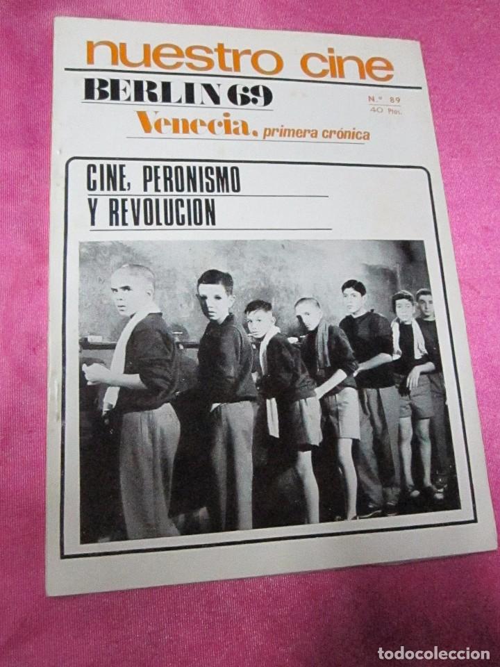 Cin&eacute;ma: NUESTRO CINE N&ordm; 89 CINE PERONISMO Y REVOLUCION VARIAS FOTOGRAFIAS BUEN ESTADO