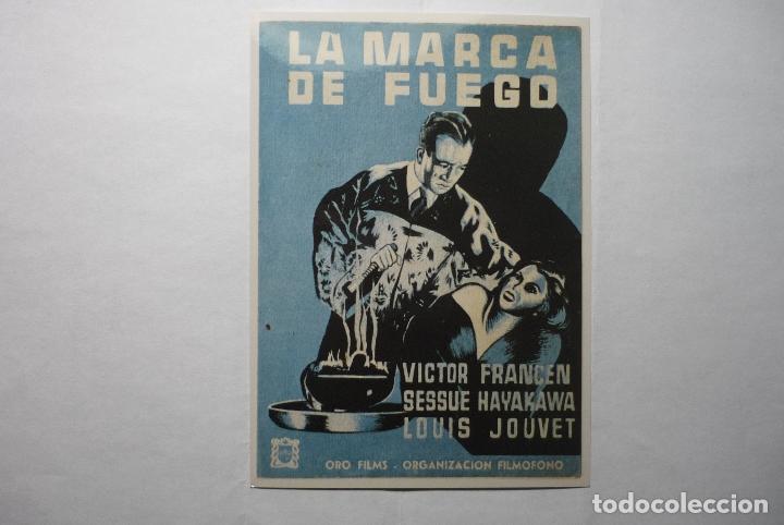 Cinema: FOTO CARTEL PELICULA LA MARCA DE FUEGO - VICTOR FRANCEN