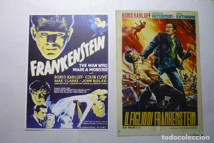 Cine: lote reproducc.extranjeras peliculas terror frankenstein