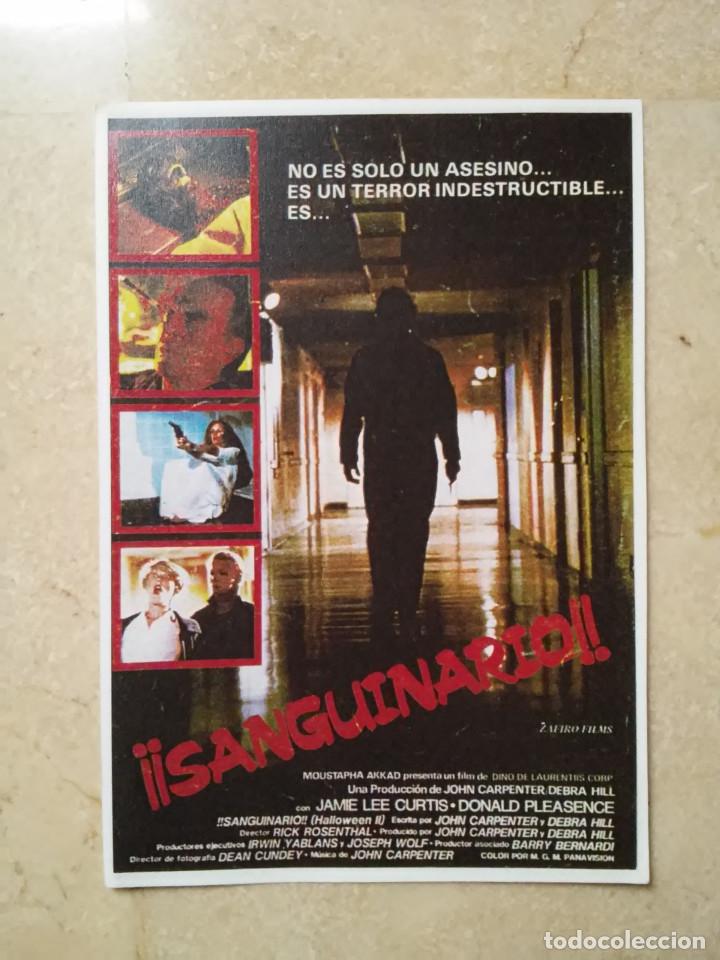 Cinema: REPRODUCCION 9*13 - SANGUINARIO  HALLOWEEN 2 - TERROR - JAMIE LEE CURTIS