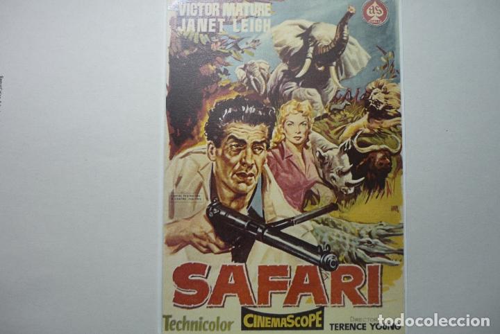 Cinema: reproducc.cartel safari.-victor mature