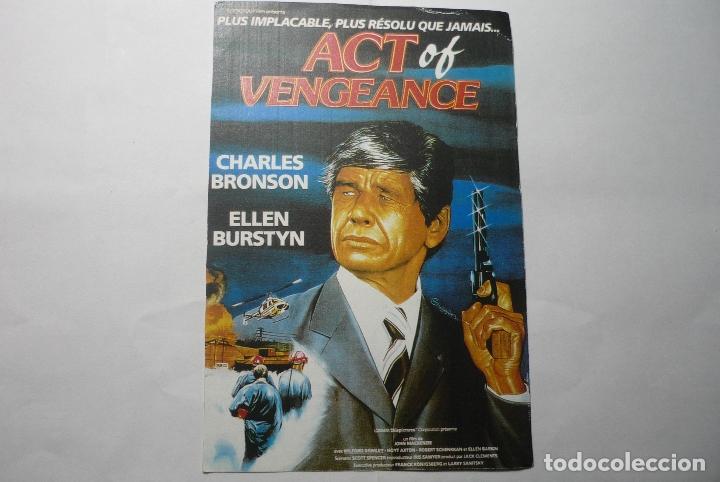 Kino: reproducc.cartel extranjero act of vengeance -charles bronson