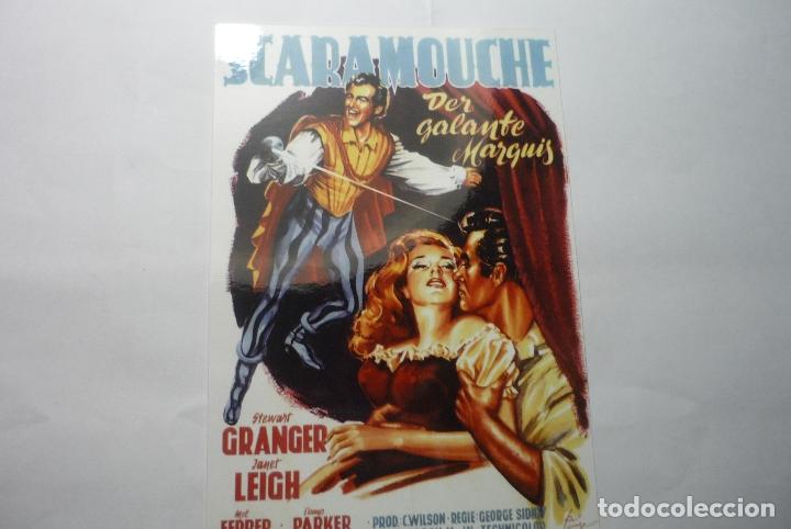 Kino: reproducc. foto cartel extranjero scaramouche - s.granger