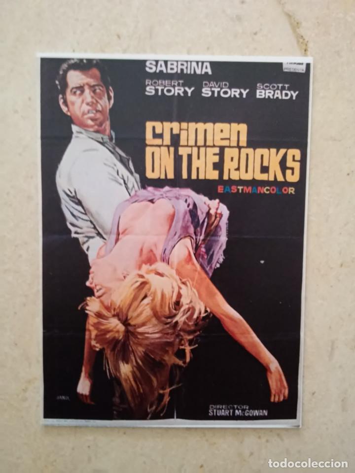 Kino: REPRODUCCION 9*13 - CRIMEN ON THE ROCKS - ALBUM - JANO - SABRINA - THRILLER - SUSPENSE