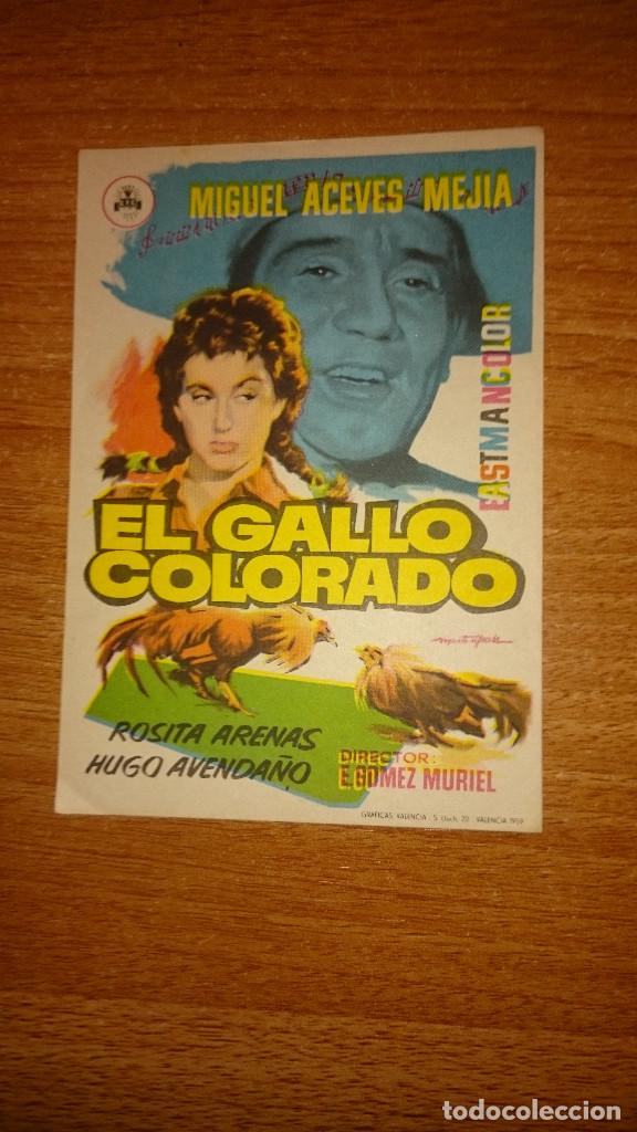 Kino: FOLLETO DE MANO PELICULA EL GALLO COLORADO