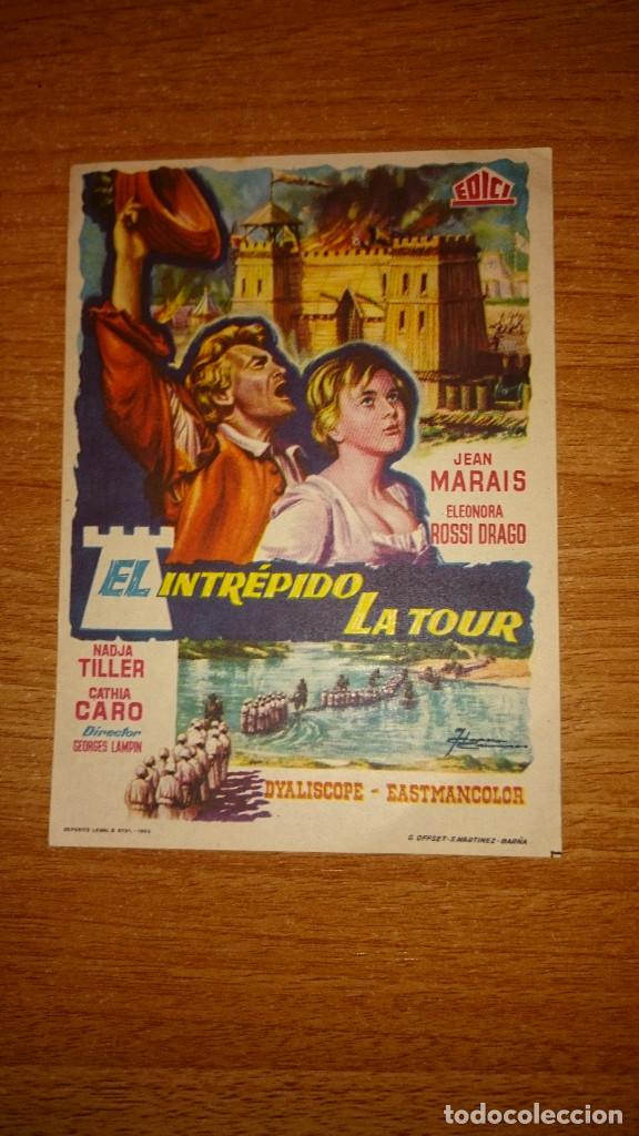 Kino: FOLLETO DE MANO PELICULA EL INTREPIDO LA TOUR