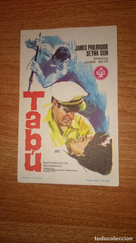 Kino: FOLLETO DE MANO PELICULA TABU