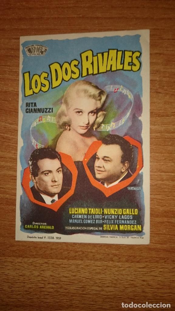 Kino: FOLLETO DE MANO PELICULA LOS DOS RIVALES