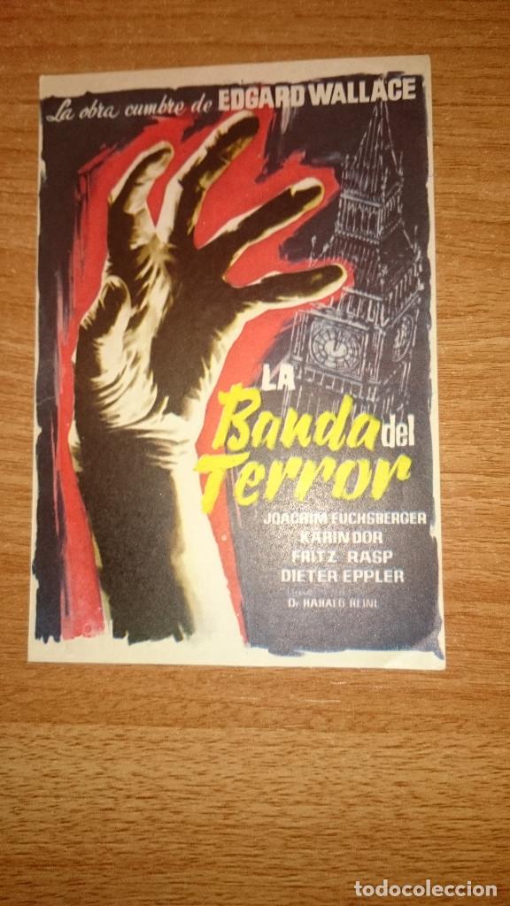 Kino: FOLLETO DE MANO PELICULA LA BANDA DEL TERROR