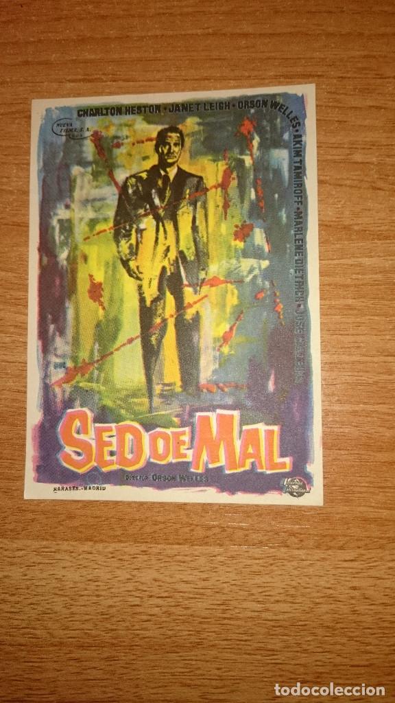 Kino: FOLLETO DE MANO PELICULA SED DE MAL