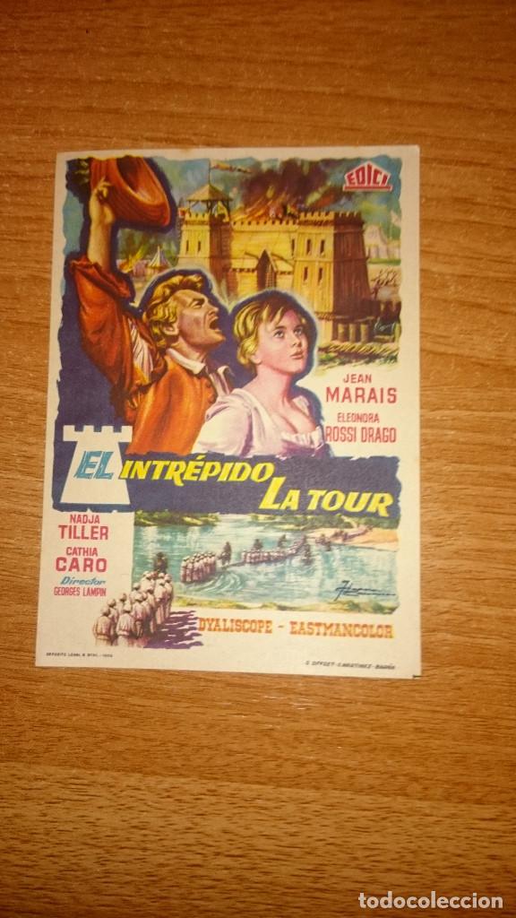 Kino: FOLLETO DE MANO PELICULA EL INTREPIDO LA TOUR