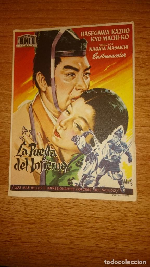 Kino: FOLLETO DE MANO PELICULA LA PUERTA DEL INFIERNO