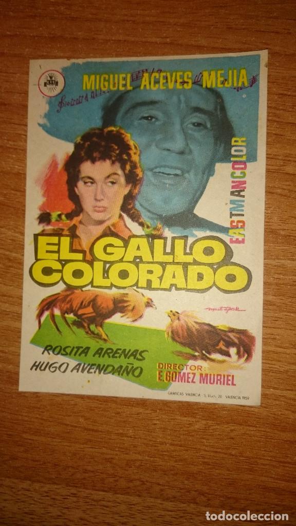 Kino: FOLLETO DE MANO PELICULA EL GALLO COLORADO