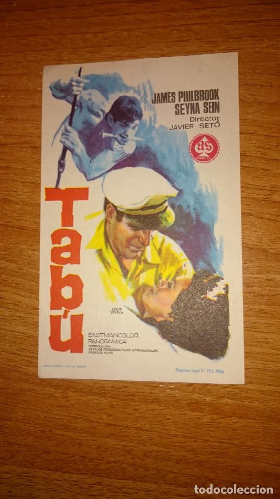 Kino: FOLLETO DE MANO PELICULA TABU