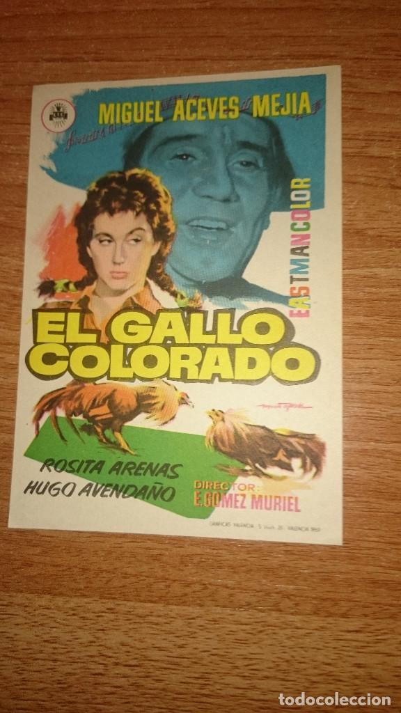 Kino: FOLLETO DE MANO PELICULA EL GALLO COLORADO