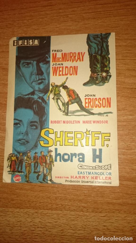 Kino: FOLLETO DE MANO PELICULA SHERIFF HORA H