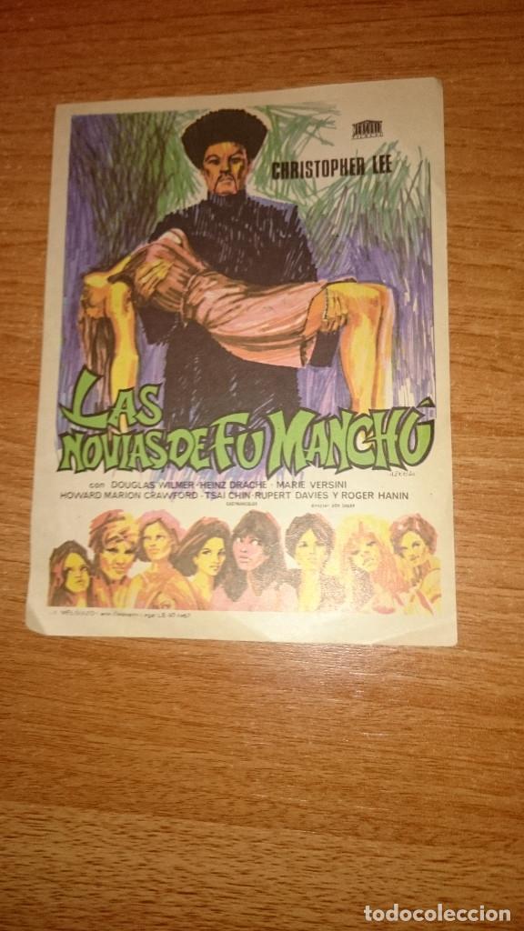 Kino: FOLLETO DE MANO PELICULA LAS NOVIAS DE FU MANCHU