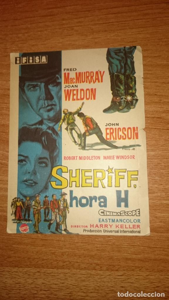 Kino: FOLLETO DE MANO PELICULA SHERIFF HORA H