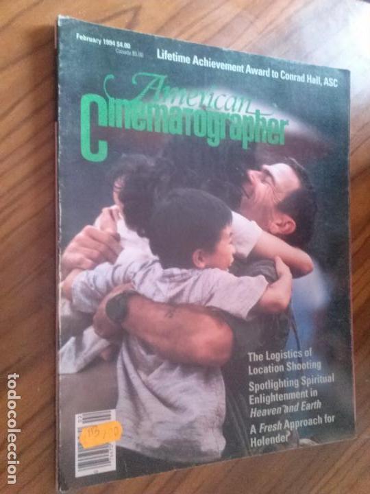 Cinema: AMERICAN CINEMATOGRAPHER. VOL. 75. N&ordm; 2. FEBRERO 1994. TOMO. EN INGL&Eacute;S. BUEN ESTADO. RARO