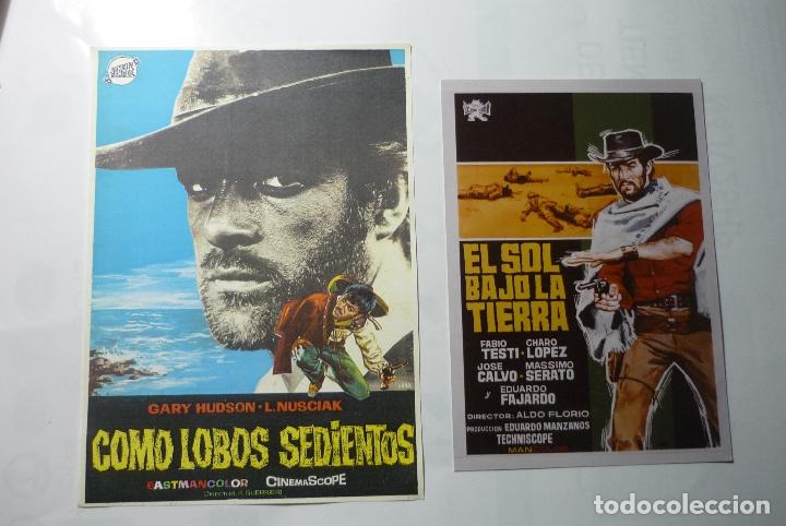 Cinema: LOTE REPRODUCC.SPAGHETTI WESTERN PAPEL Y FOTO