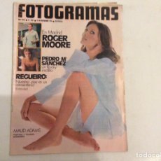 Cinema: FOTOGRAMAS Nº 1361 NOVIEMBRE 1974 - MAUD ADAMS, ROGER MOORE, PEDRO Mª SÁNCHEZ -GUNNI KÖNE