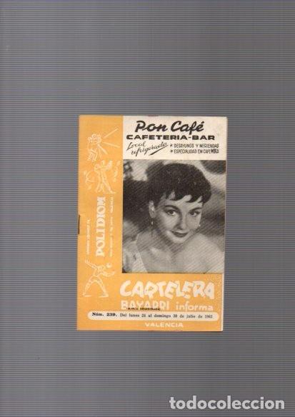 Cin&eacute;ma: CARTELERA BAYARRI - N&ordm; 239 / DEL 24 AL 30 JULIO 1961